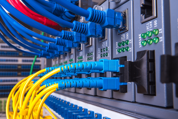 Fiber Optic cables and UTP Network cables