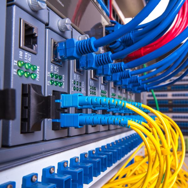 Fiber Optic cables and UTP Network cables