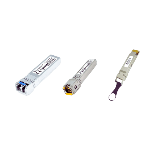 What differentiates SFP and QSFP transceivers?