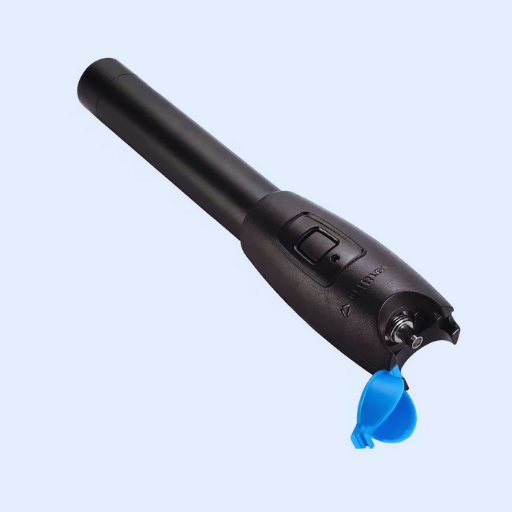 Penna VFL 50 MW Per Fibra Ottica – Localizzatore Visivo Di Guasti Con Connettore Universale 2.5 Mm E Adattatore LC