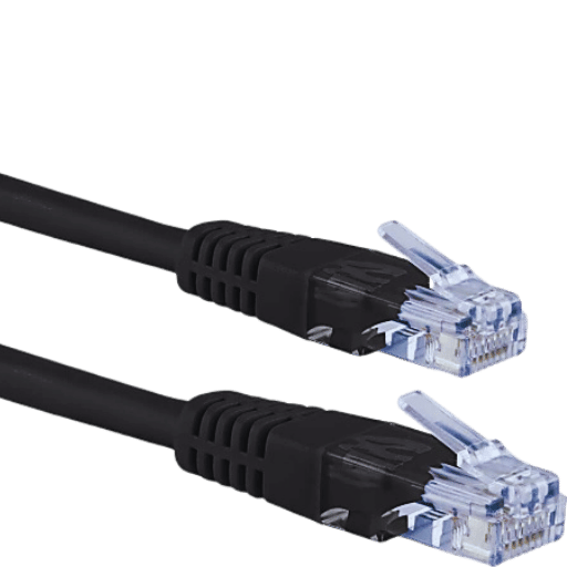 Cavo Ethernet Cat6 30,5 Metri – RJ45 UTP 24AWG – Rete LAN Ad Alta Velocità – Nero