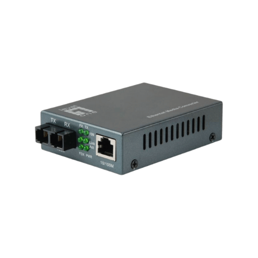 What is the operation of gigabit ethernet media converters?