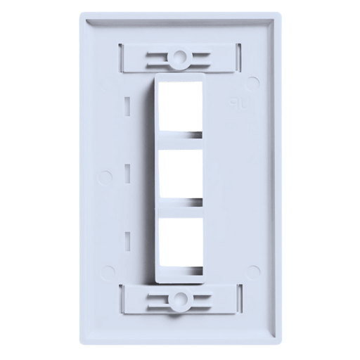 How to Install a Keystone Jack Wall Plate?