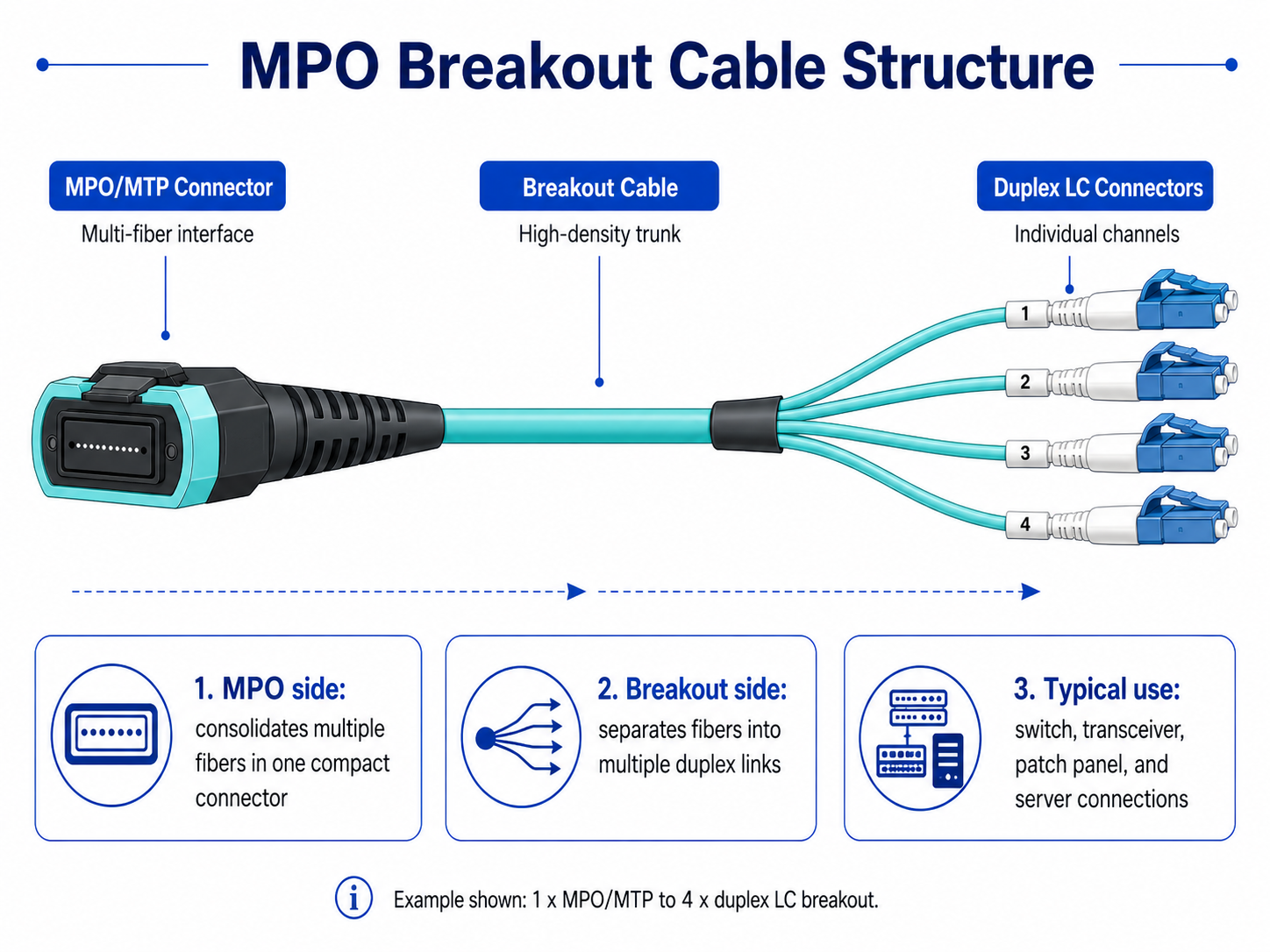 What Is an MPO Breakout Cable?