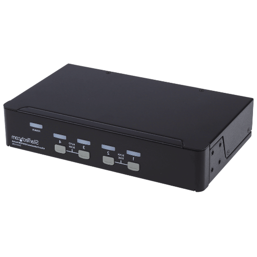 How do you connect a USB KVM Switch for optimal performance?