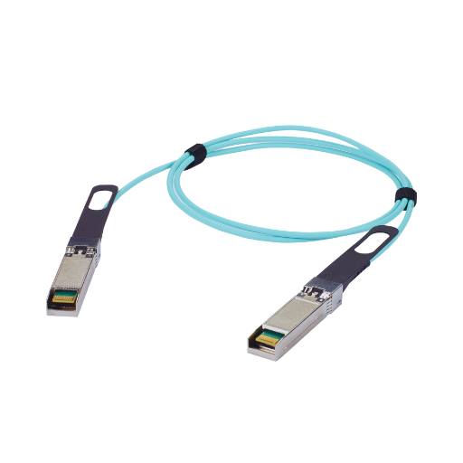 What cabling options are for 10G SFP and 25G SFP28 transceivers?