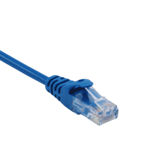 How do you install a UTP patch cable efficiently?