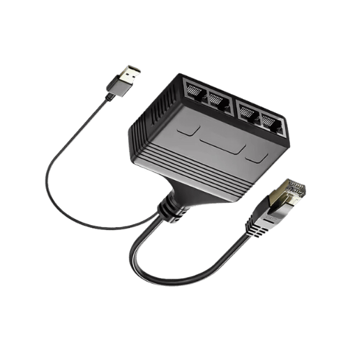 What are the pros and cons of using LAN cable splitters?