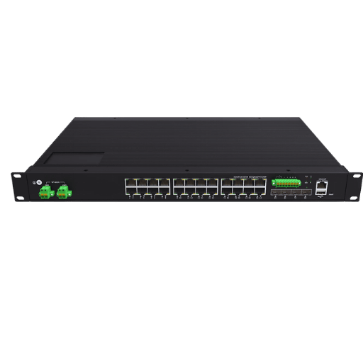 What are the benefits of a fanless 24-port switch?