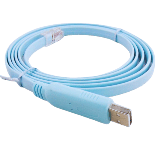 CISCO CAB-CONSOLE-USB= - CABLE CONSOLA 6FT CON USB TIPO A Y MI