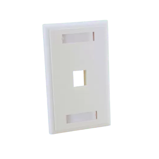 What are the different types of keystone wall plates?