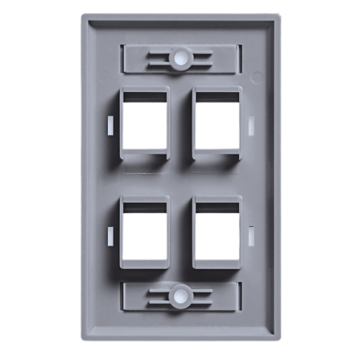 What are the applications of keystone wall plates?