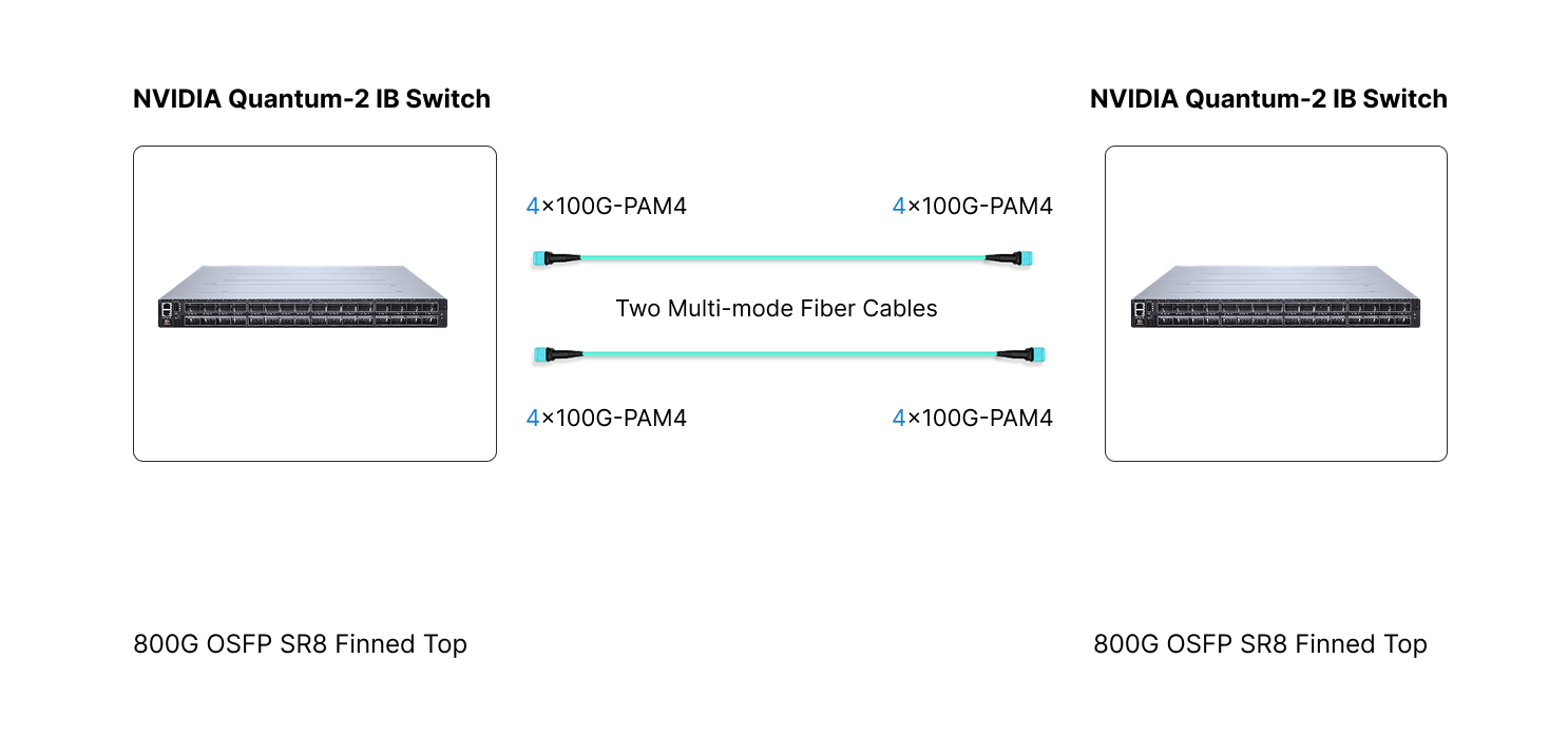 800G NDR Switch to 800G NDR Switch