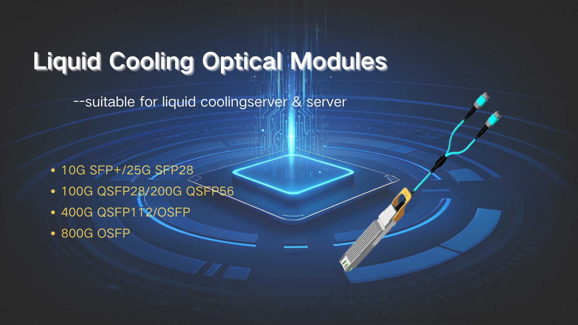 Liquid-Cooled Optical Module Product Portfolio