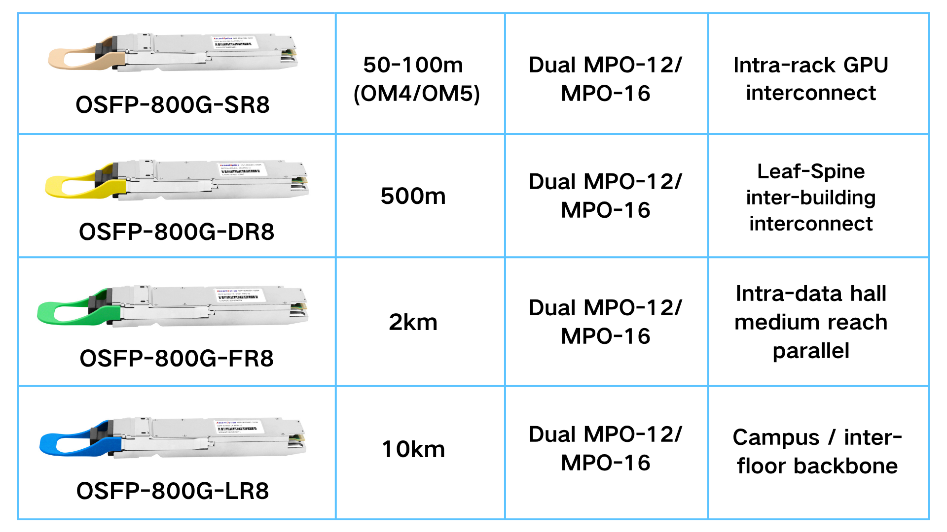  800G Optical Modules in AI Applications