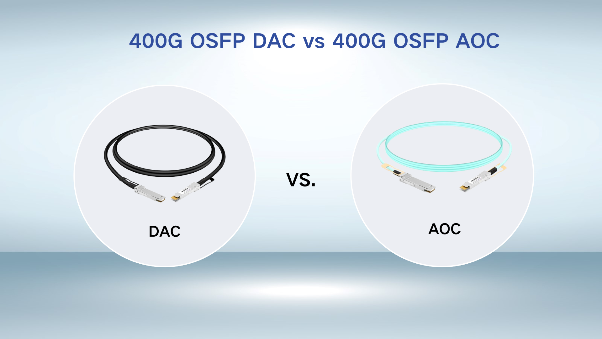Key Differences Between 400G OSFP DAC and AOC
