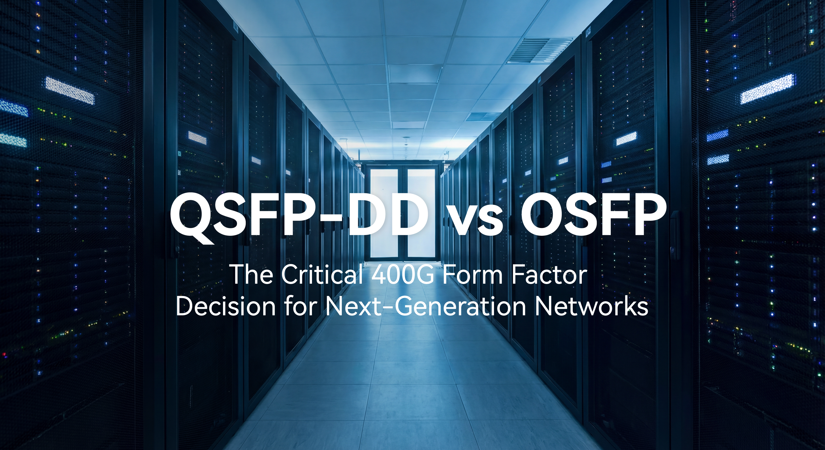 QSFP-DD vs OSFP: The Critical 400G/800G Form Factor Decision for Next-Generation Networks