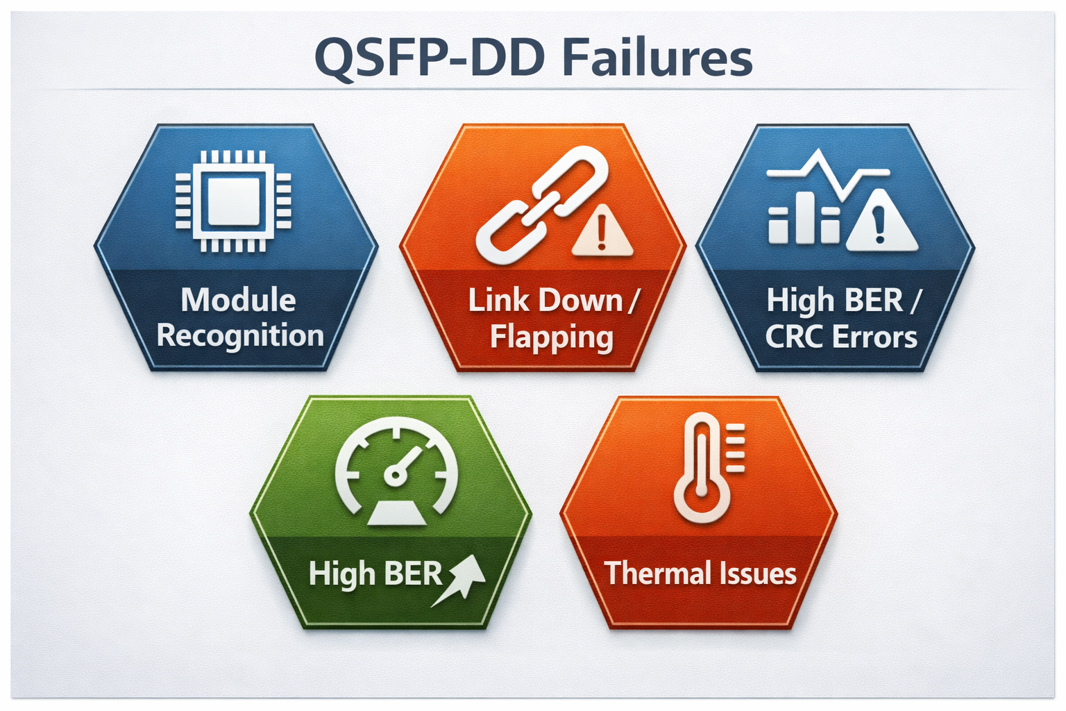 Common QSFP-DD Failure Modes in 400G Networks