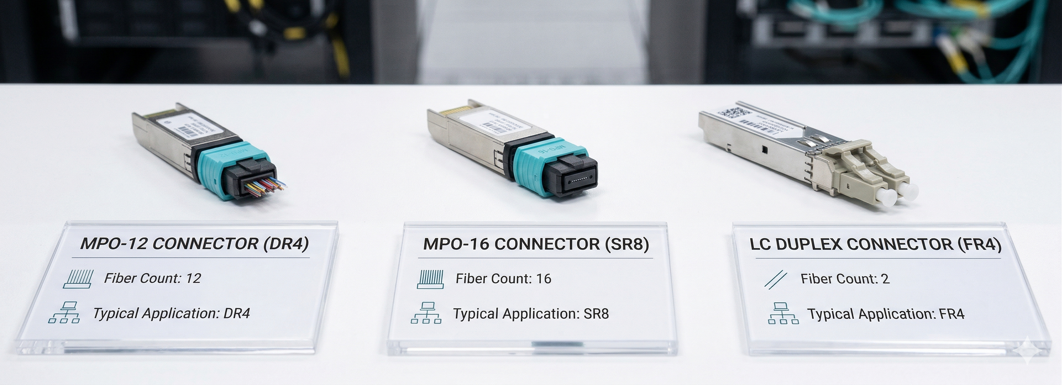 Match Connectors and Fiber Types