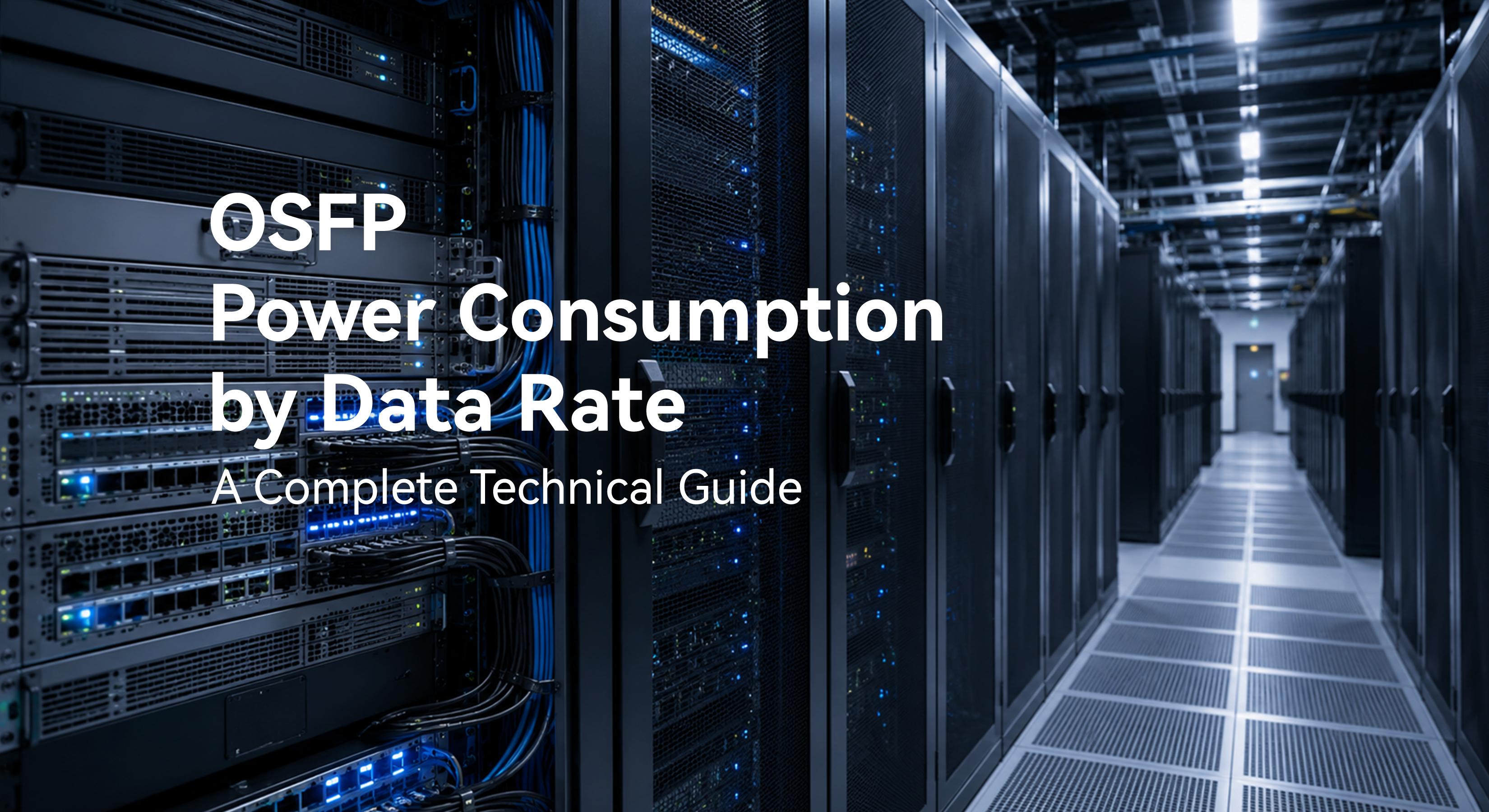 OSFP Power Consumption by Data Rate: 400G to 1.6T Guide