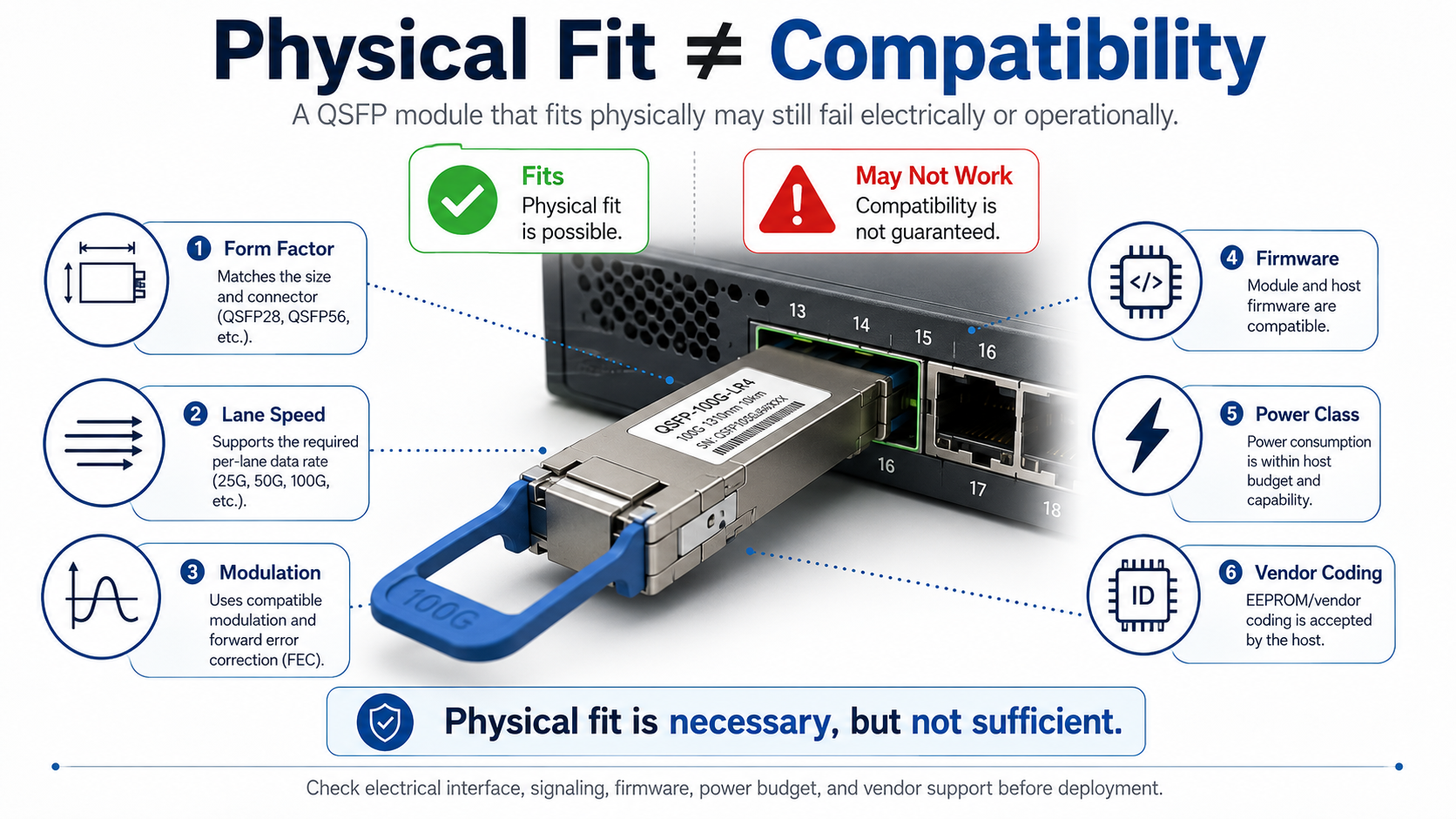 Physical Fit ≠ Compatibility
