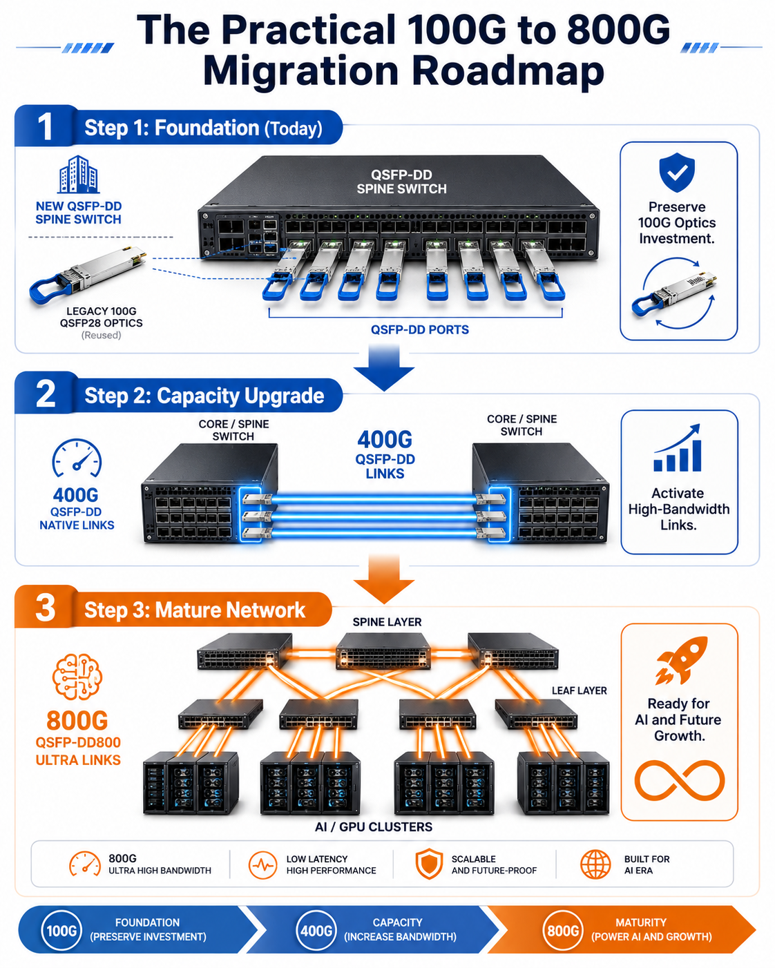 QSFP-DD Breakout & Migration Path