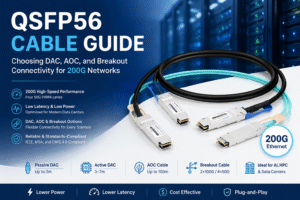 QSFP56 Cable Guide: DAC vs AOC for 200G Networks