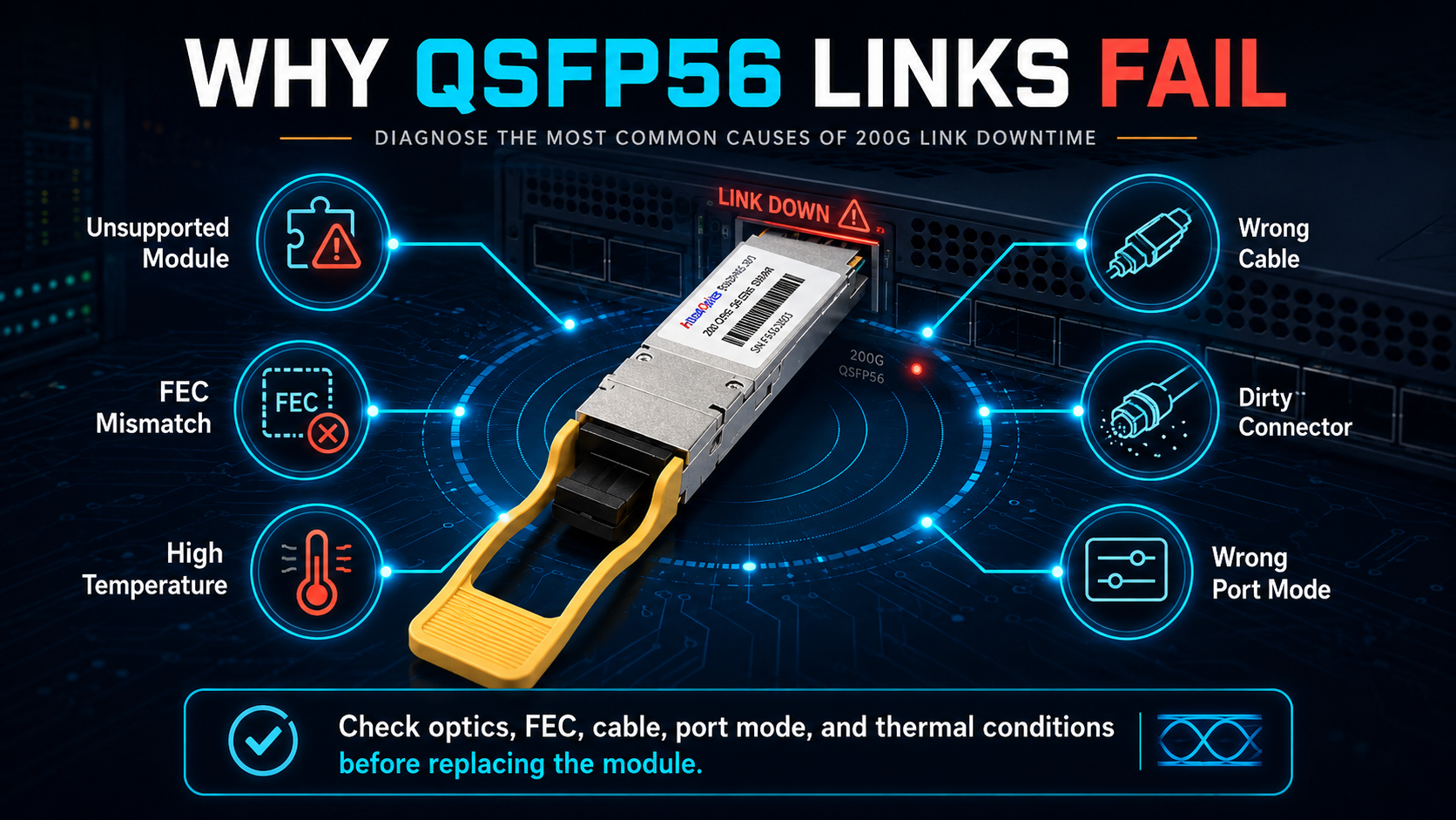 Why QSFP56 Links Fail