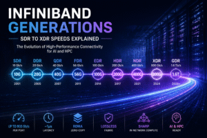 InfiniBand Generations: SDR to XDR Speeds Explained