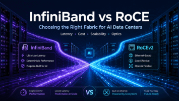 InfiniBand vs RoCE: Choosing the Right Fabric for AI Data Centers