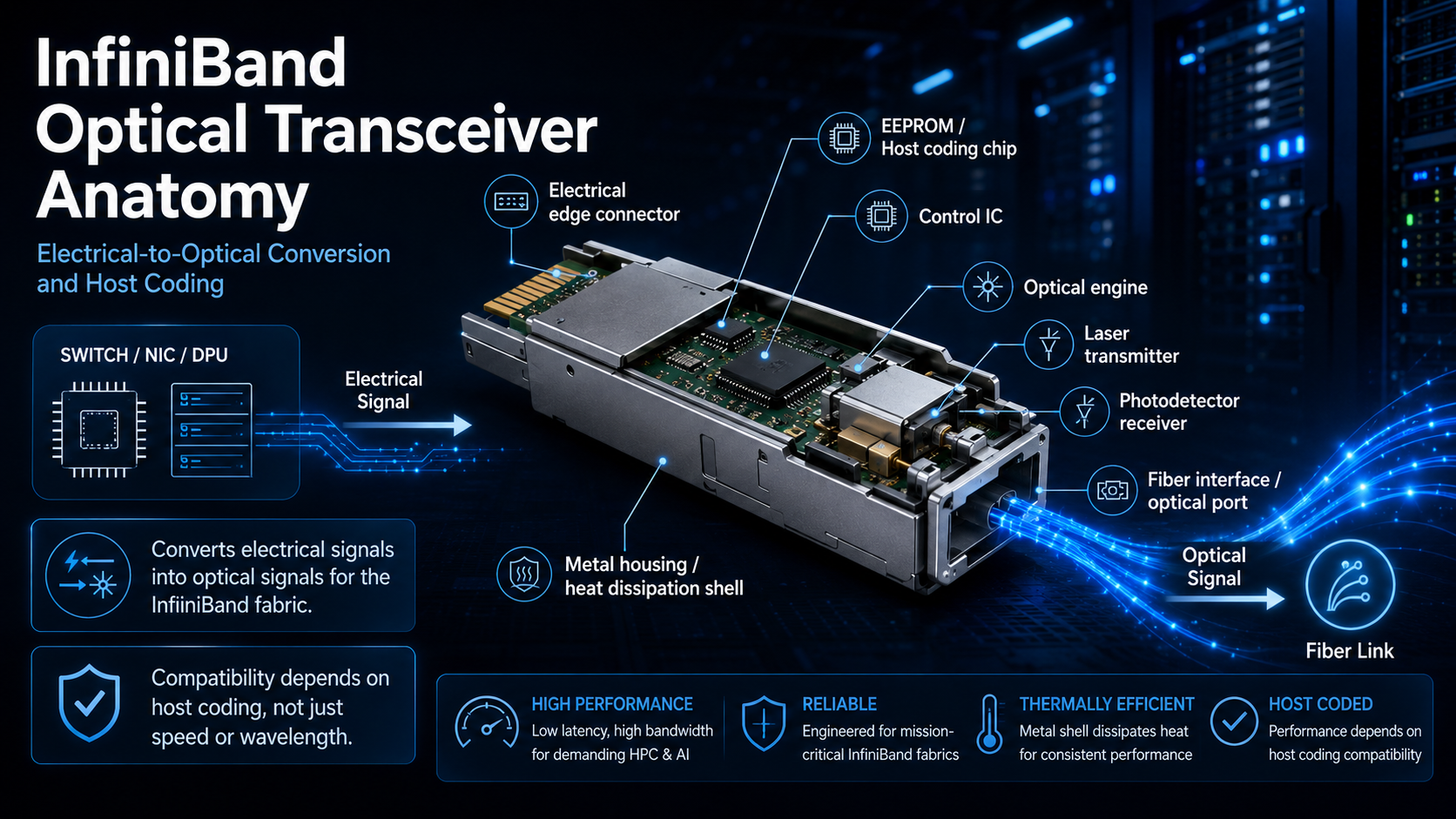 What Is an InfiniBand Optical Transceiver?