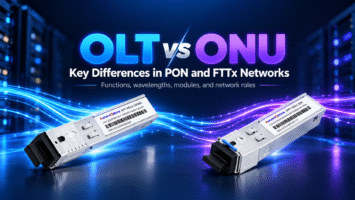 OLT vs ONU: Key Differences in PON and FTTx Networks
