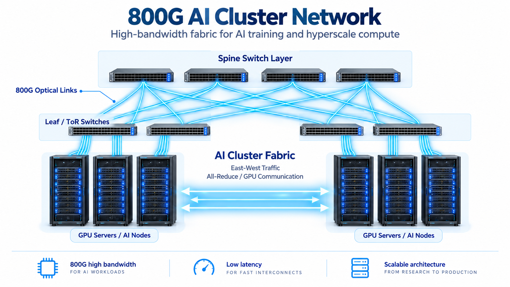 800G AI Cluster Network