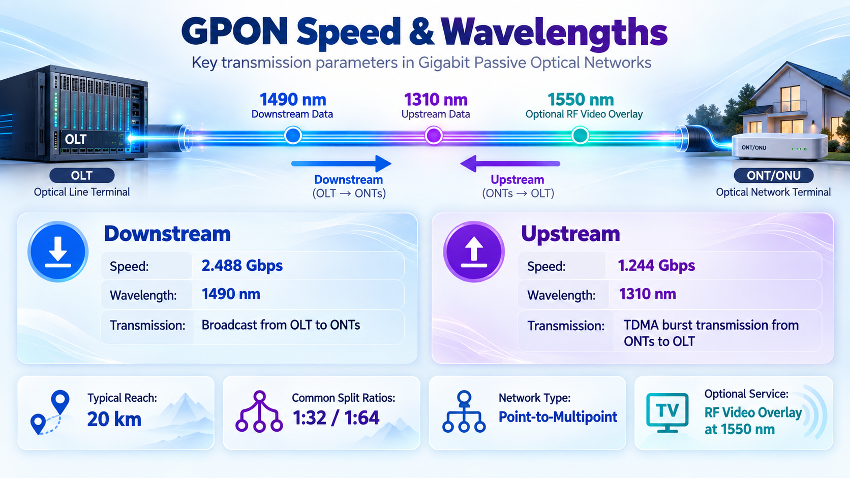 GPON Speed and Capacity