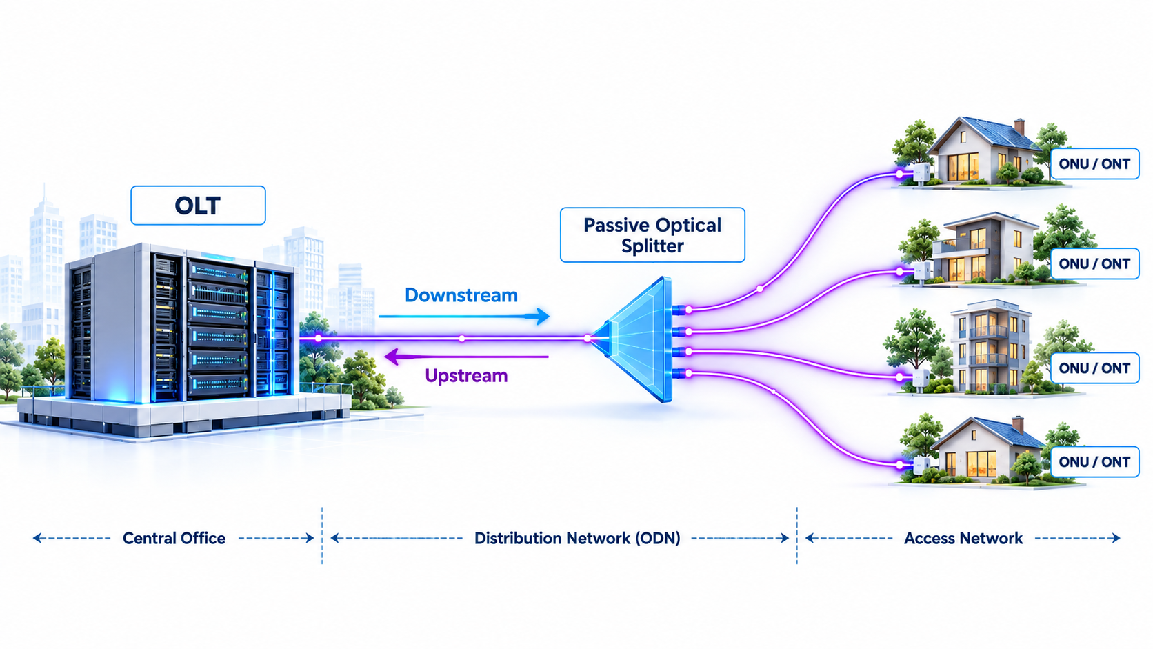 OLT vs. ONU Modules pon optical module compatibility
