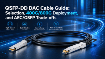 QSFP-DD DAC Cable Guide: Selection, 400G/800G Deployment, and AEC/OSFP Trade-offs