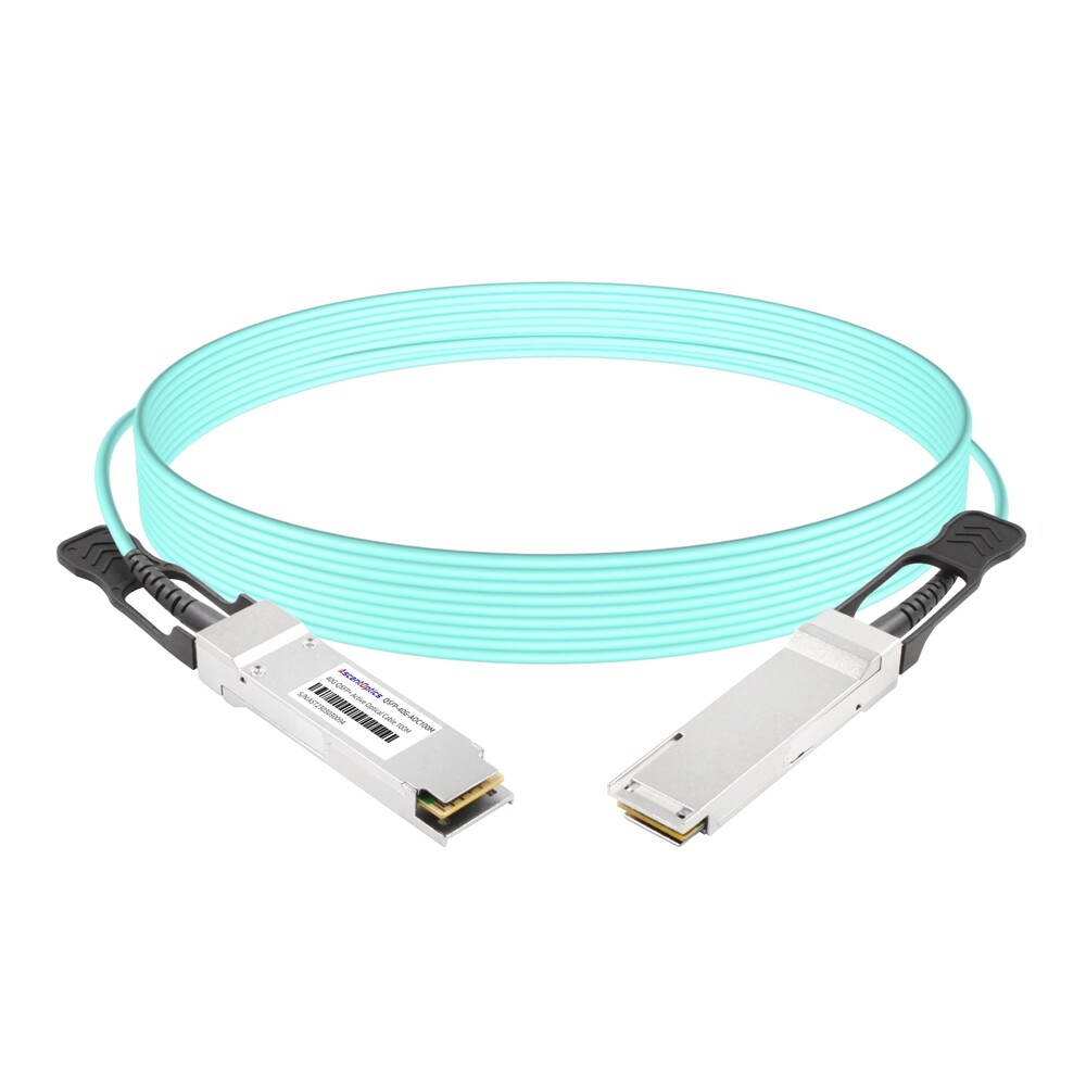 40G QSFP+ Active Optical Cable,100 Meters