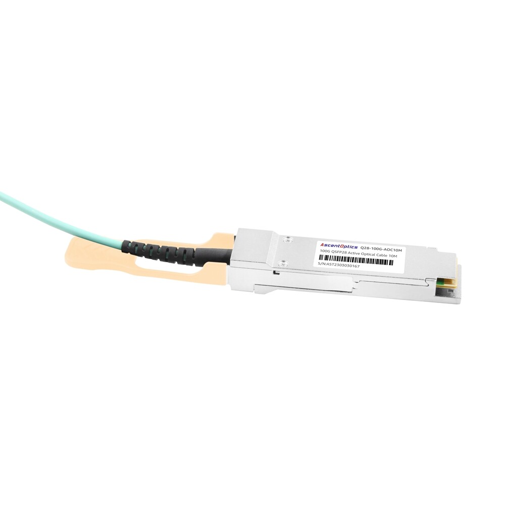 100G QSFP28 Active Optical Cable,10 Meters