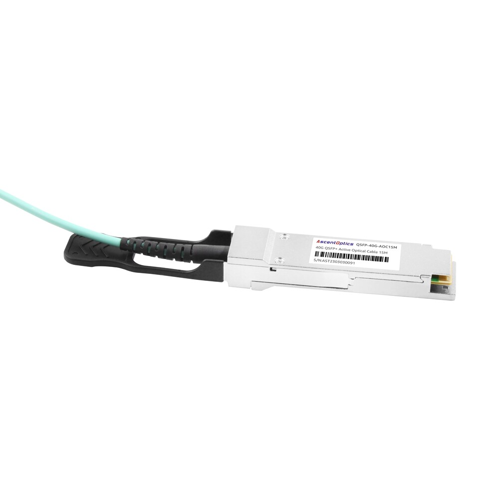 40G QSFP+ Active Optical Cable,15 Meters
