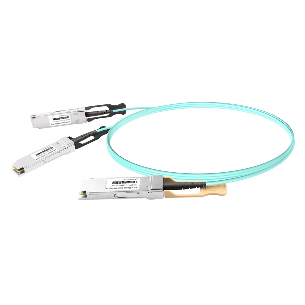 200G QSFP56 to 2x 100G QSFP56 Breakout AOC Cable,xx Meter