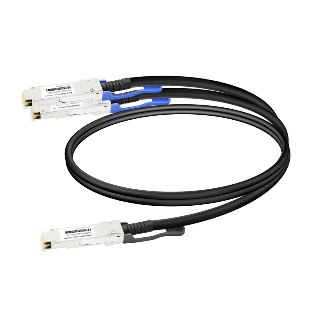200G QSFP56 to 2x 100G QSFP56 Copper Breakout Cable,3 Meters,Passive