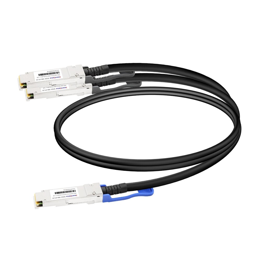 100G QSFP28 to 2x 50G QSFP28 Copper Breakout Cable,1.5 Meter,Passive