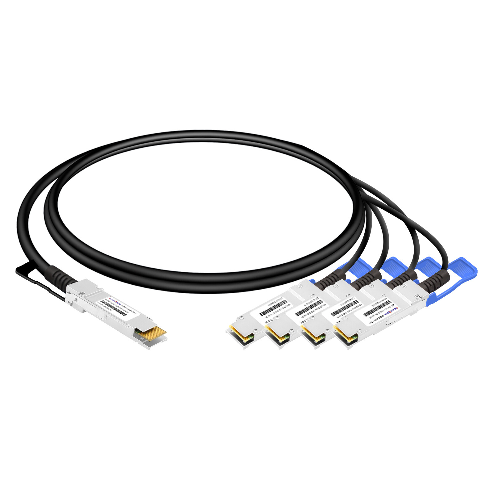 400G QSFP-DD to 4x 100G QSFP56 Copper Breakout Cable,3 Meters,Passive