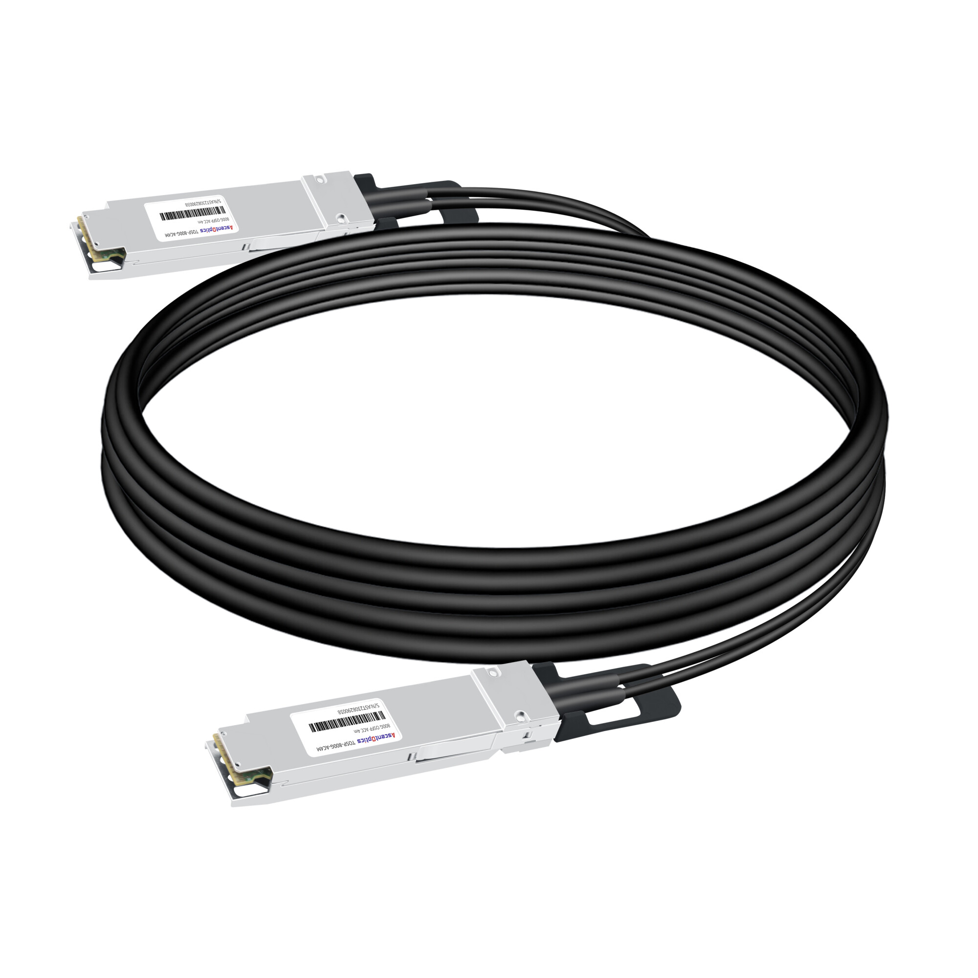 800Gb/s Twin-port OSFP to 2x 400Gb/s OSFP Active Copper Cable,4 Meter