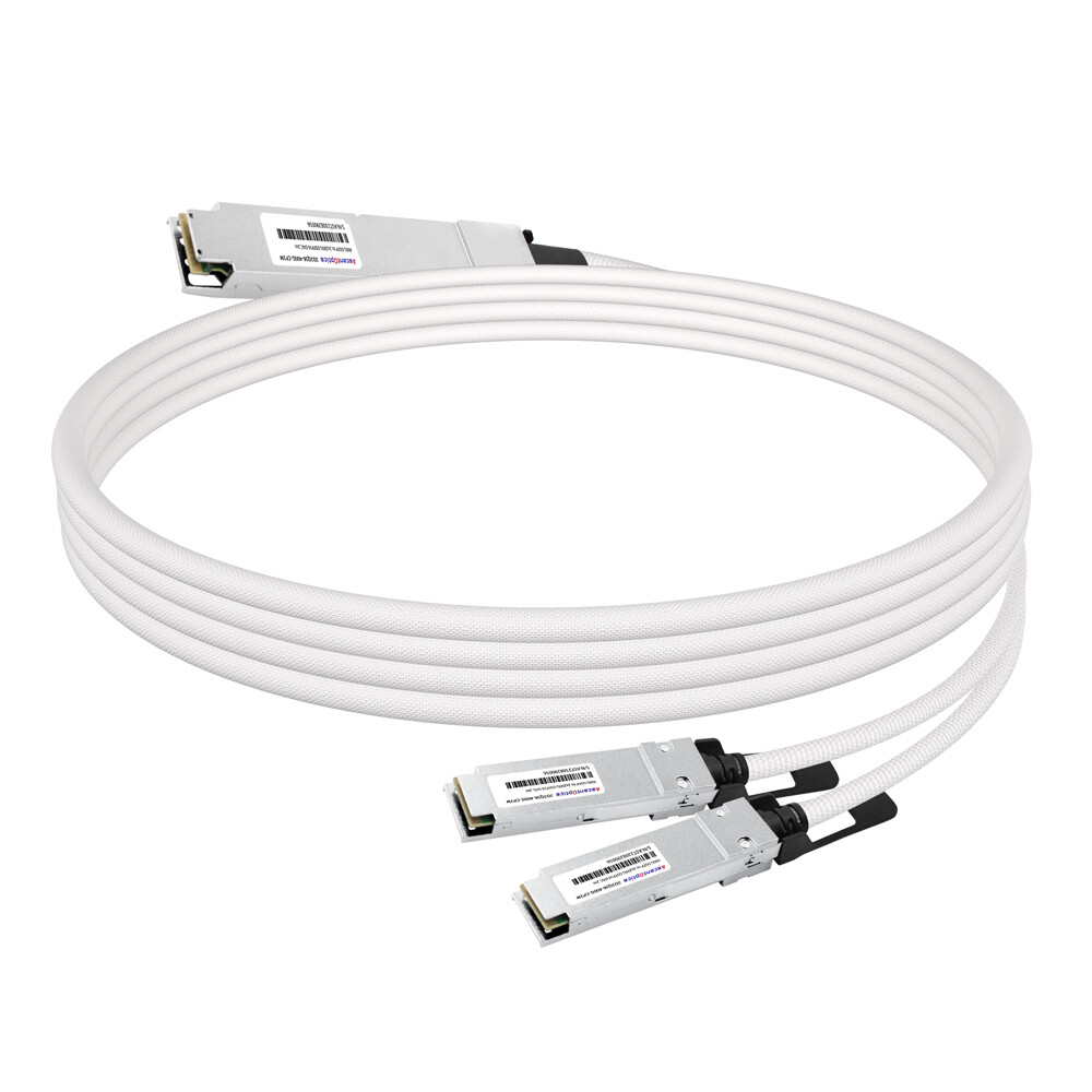 400G OSFP twin port to 2x 200G QSFP56 Copper Breakout Cable,2 Meter